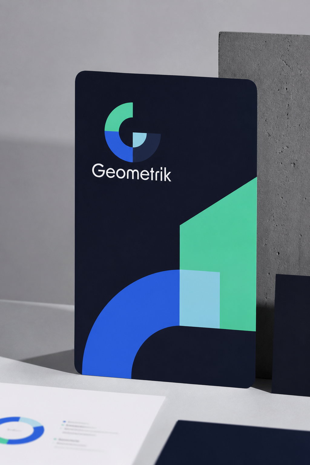 Geometrik Studio presentation design preview